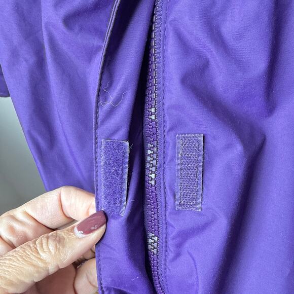 Columbia Woman's Purple 3-in-1 Interchange Jacket Medium Waterproof Hiking - Picture 3 of 11